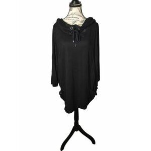 Catherine’s tunic cover up Black mesh overlay with‎ pockets Lightweight Layer